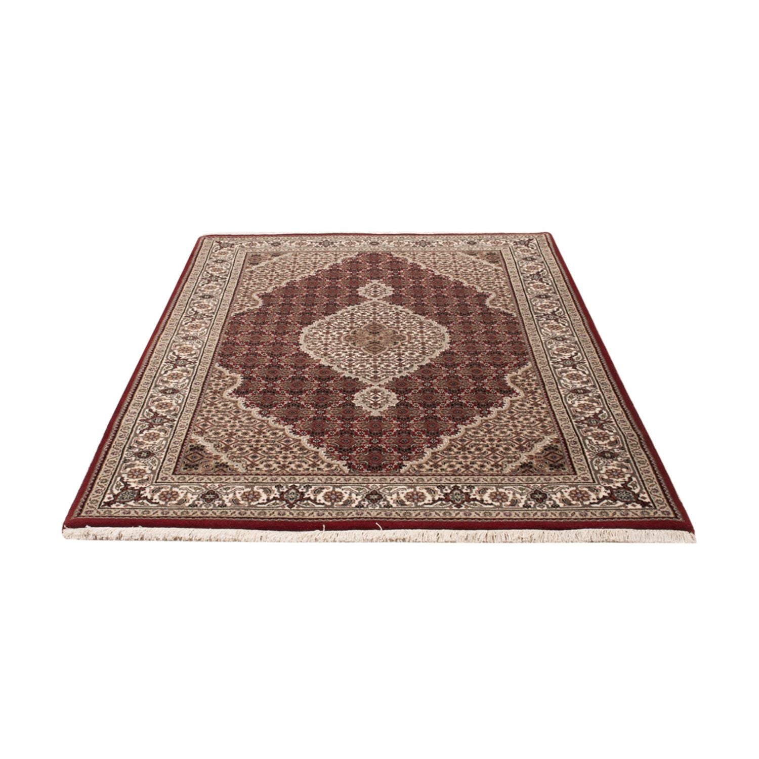 Tapis oriental - Tabriz - 187 x 123 cm - beige foncé