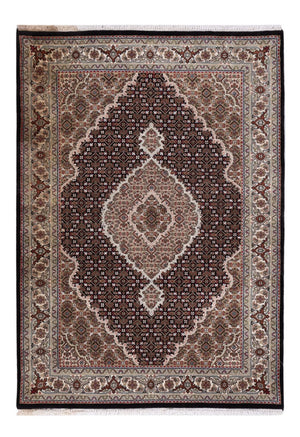 Tapis oriental - Tabriz - 184 x 127 cm - beige foncé