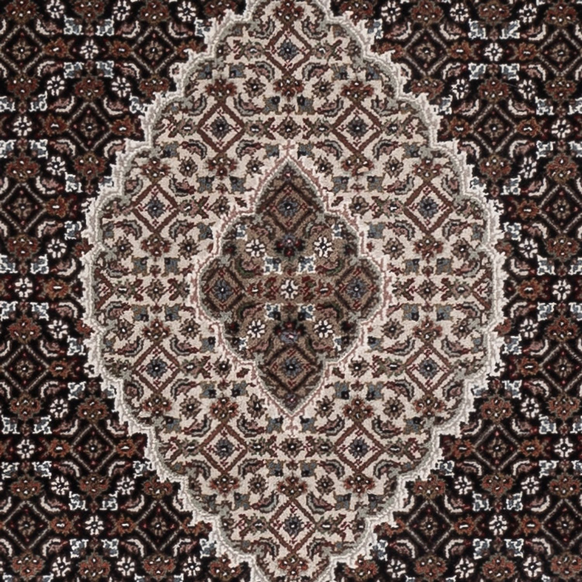 Tapis oriental - Tabriz - 184 x 120 cm - beige foncé