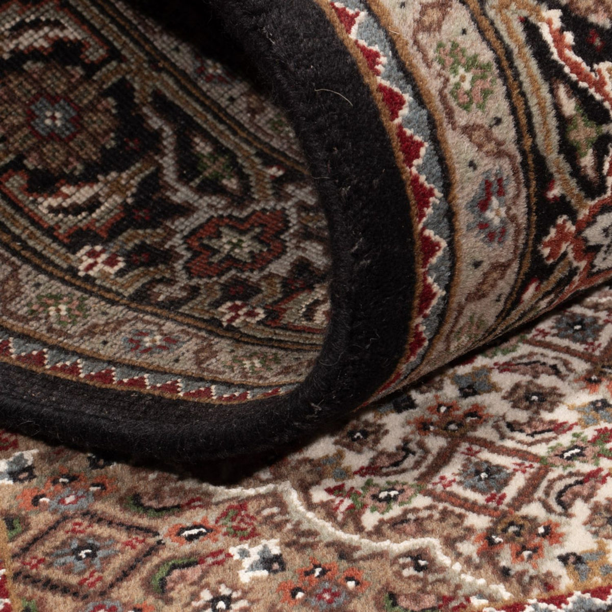 Tapis oriental - Tabriz - 184 x 120 cm - beige foncé