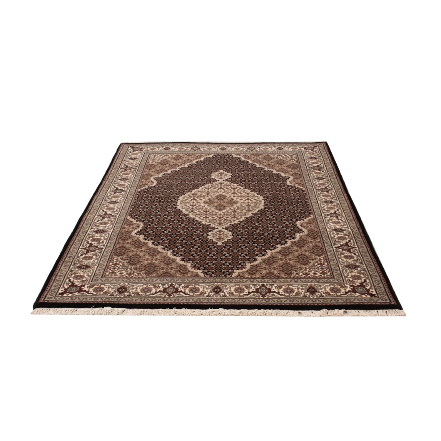 Tapis oriental - Tabriz - 184 x 124 cm - beige foncé