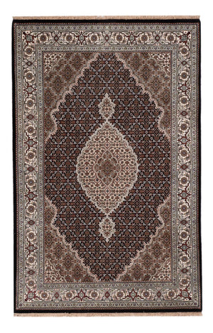Tapis oriental - Tabriz - 188 x 123 cm - beige foncé
