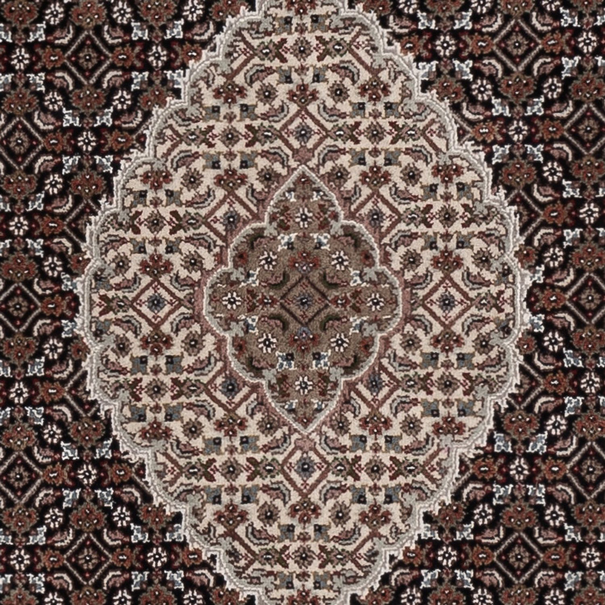 Tapis oriental - Tabriz - 188 x 123 cm - beige foncé