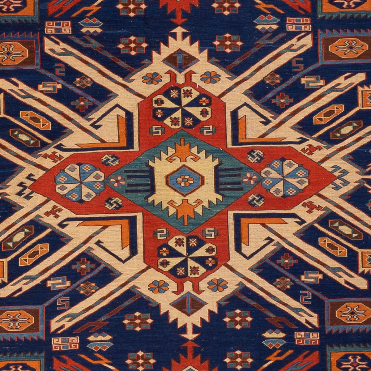 Tapis Kelim - Oriental - Soumak - 299 x 214 cm - multicolore