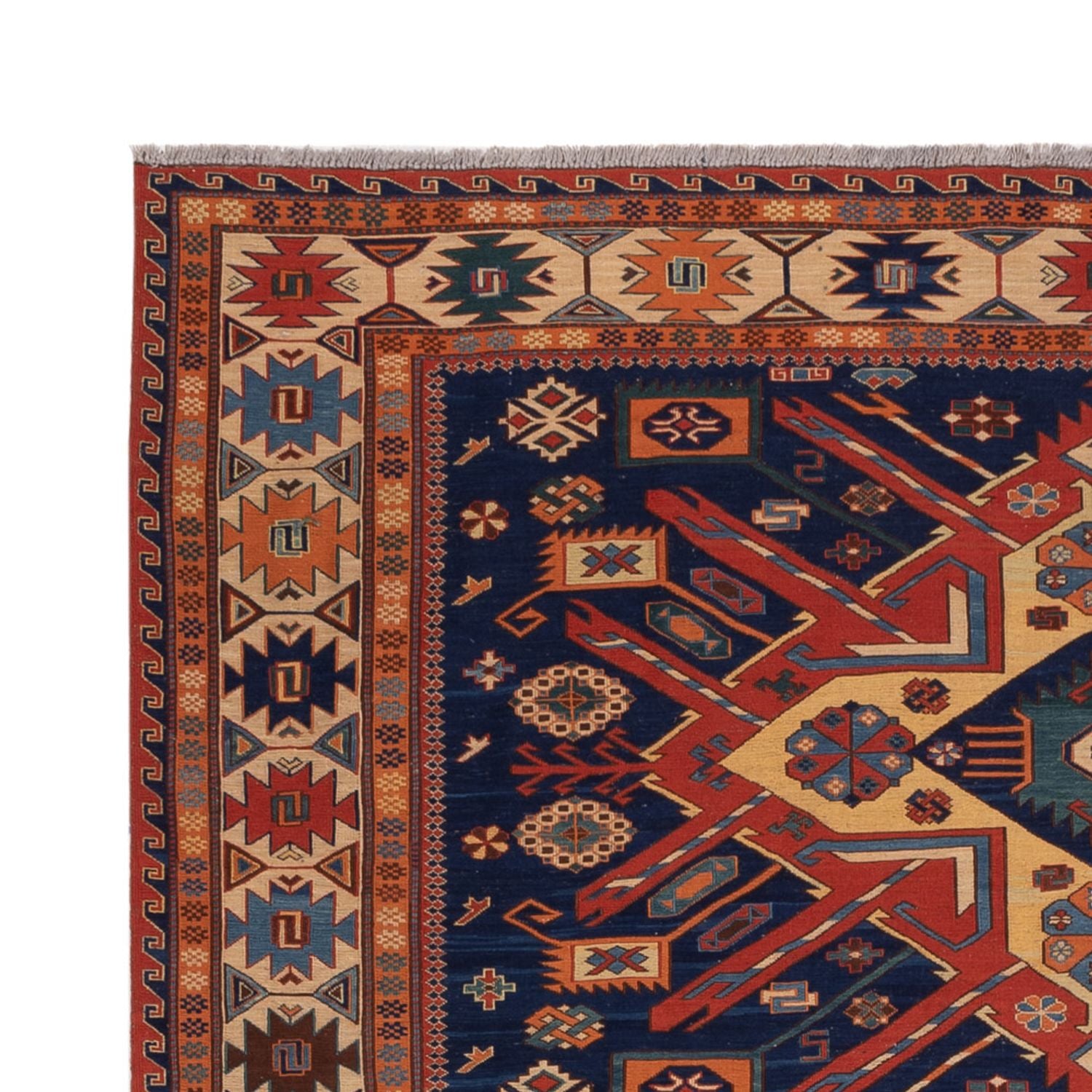 Tapis Kelim - Oriental - Soumak - 299 x 214 cm - multicolore