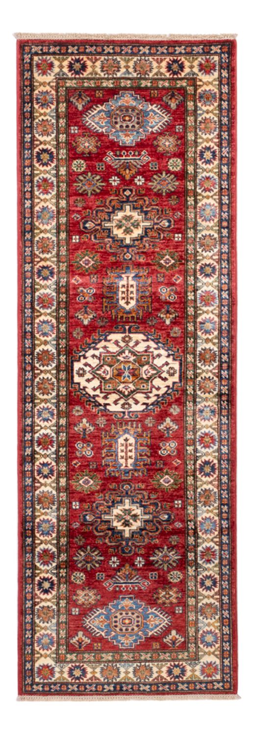 Tapis de couloir Tapis Ziegler - Kazak - 245 x 77 cm - rouge