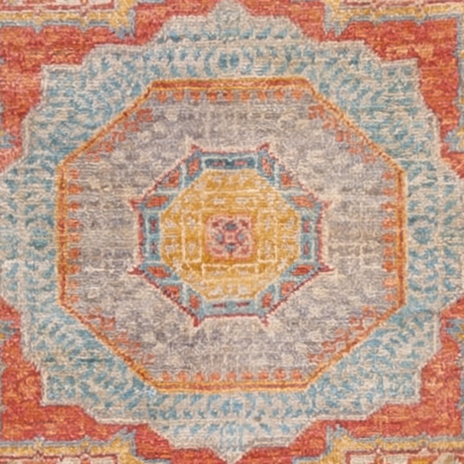 Tapis de couloir Tapis Ziegler - Ariana - 291 x 83 cm - rouge clair