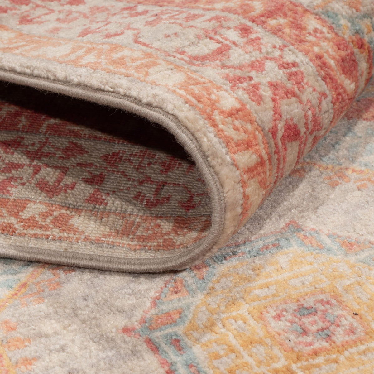 Tapis de couloir Tapis Ziegler - Ariana - 291 x 83 cm - rouge clair