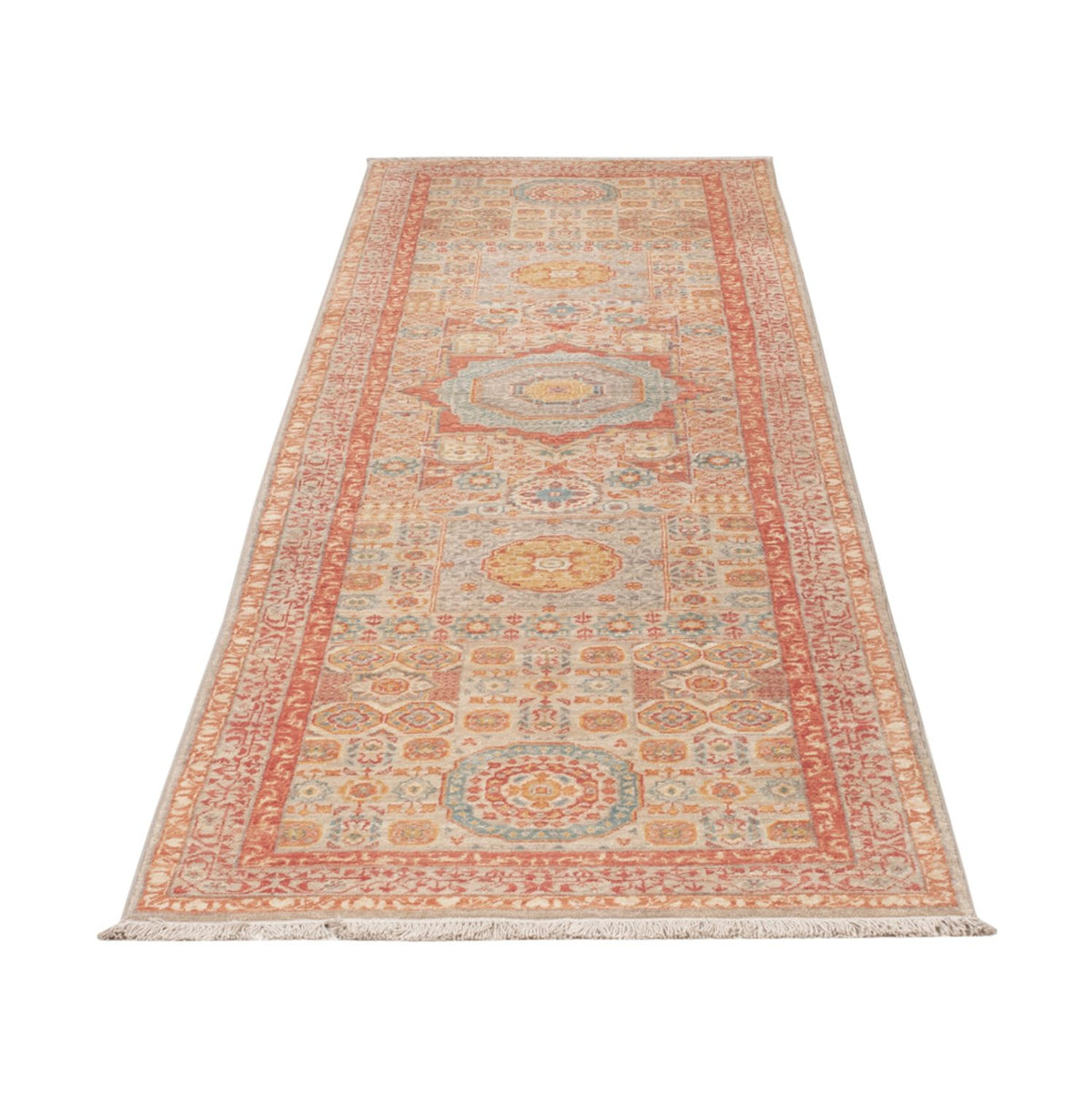 Tapis de couloir Tapis Ziegler - Ariana - 291 x 83 cm - rouge clair