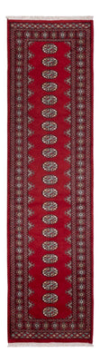 Tapis de couloir Tapis Pakistani - 307 x 77 cm - rouge