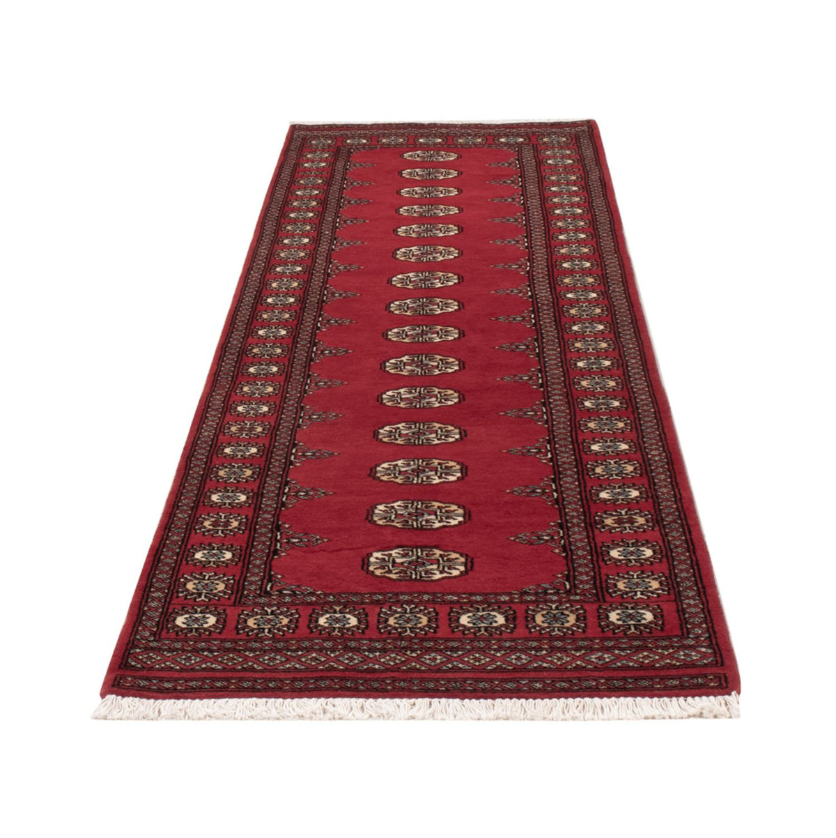 Tapis de couloir Tapis Pakistani - 272 x 80 cm - rouge