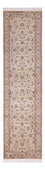 Tapis de couloir Tapis en soie - Soie du Cachemire - 307 x 77 cm - beige