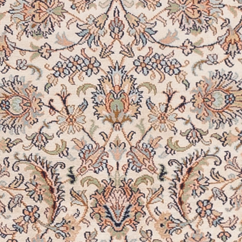 Tapis de couloir Tapis en soie - Soie du Cachemire - 307 x 77 cm - beige