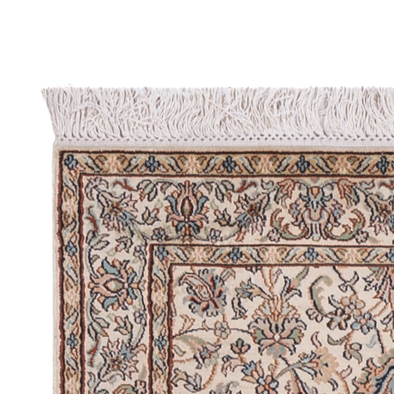 Tapis de couloir Tapis en soie - Soie du Cachemire - 307 x 77 cm - beige