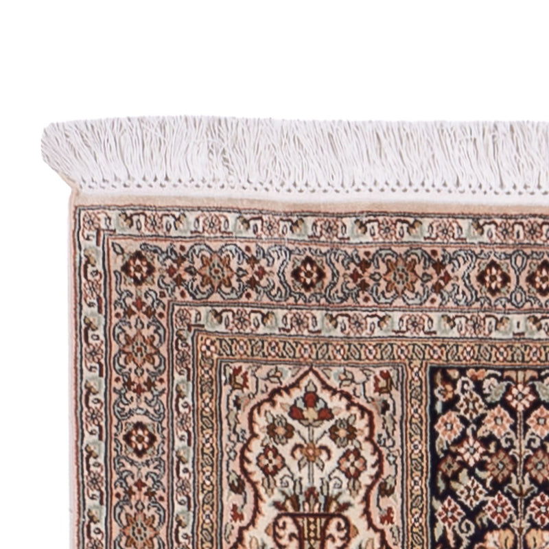 Tapis de couloir Tapis en soie - Soie du Cachemire - 304 x 79 cm - beige foncé