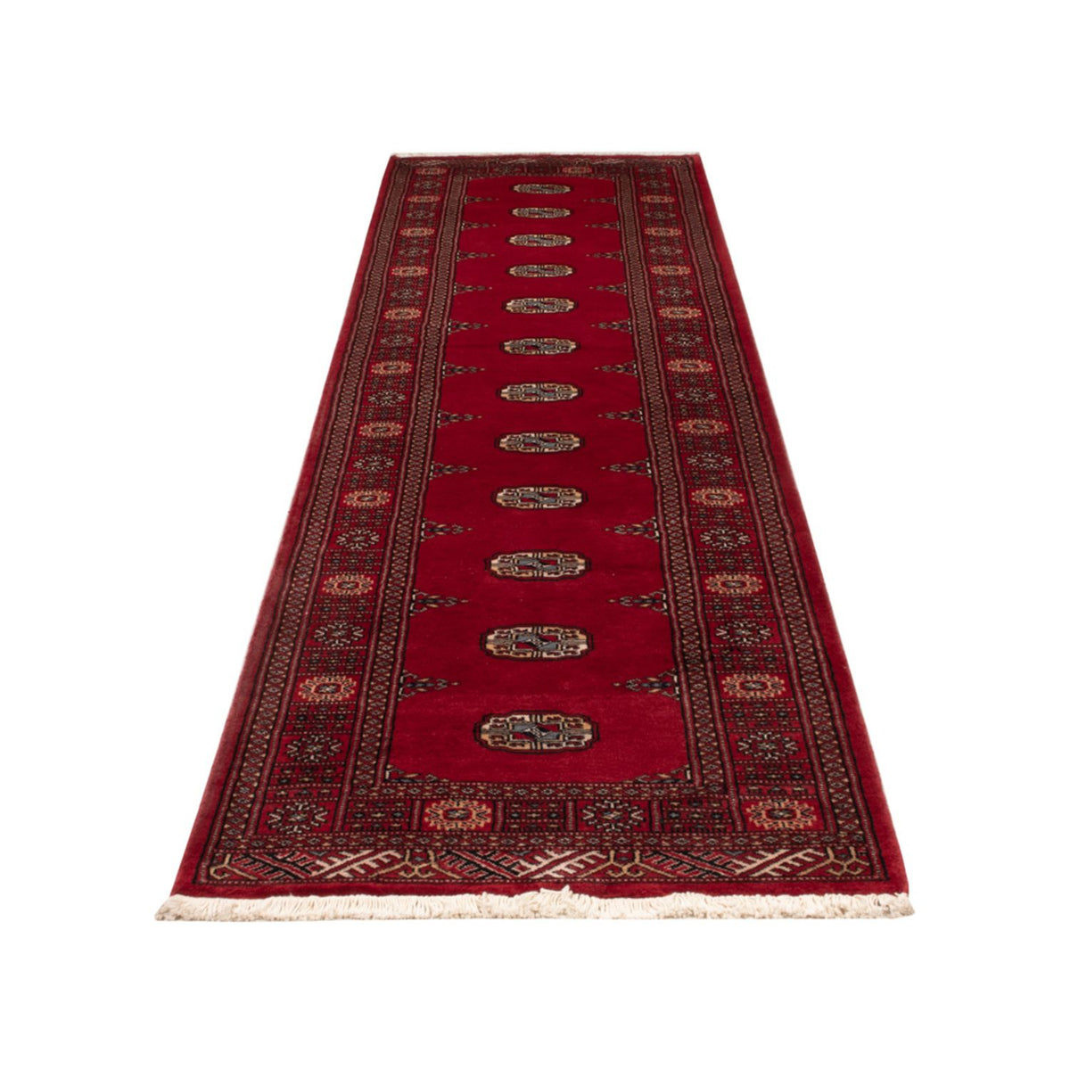 Tapis de couloir Tapis Pakistani - 322 x 82 cm - rouge