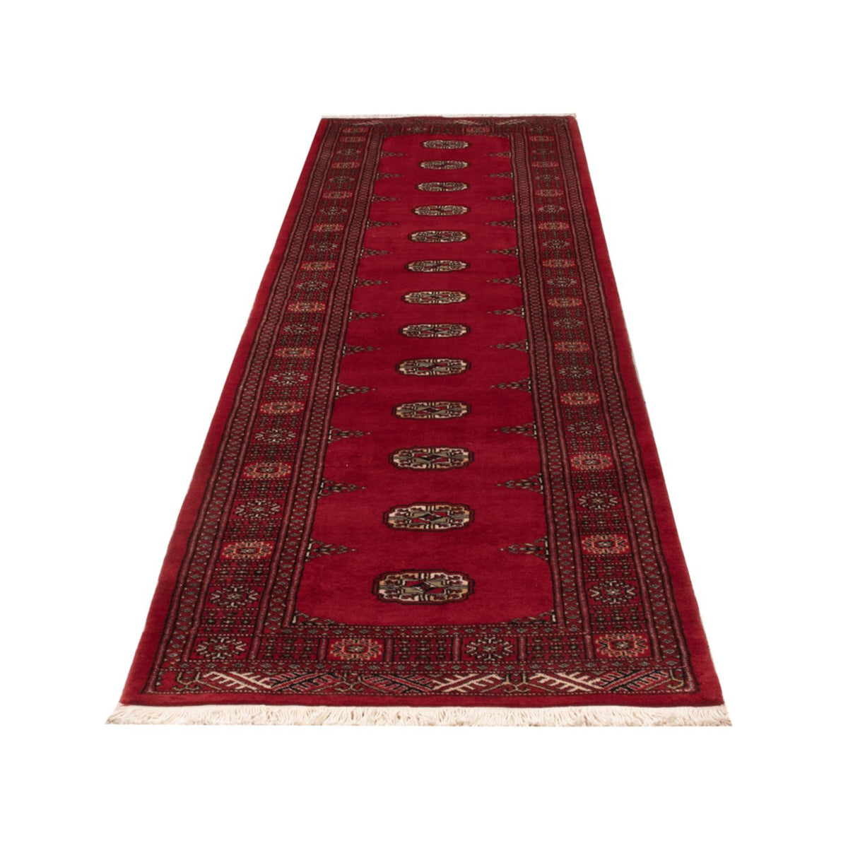 Tapis de couloir Tapis Pakistani - 319 x 81 cm - rouge