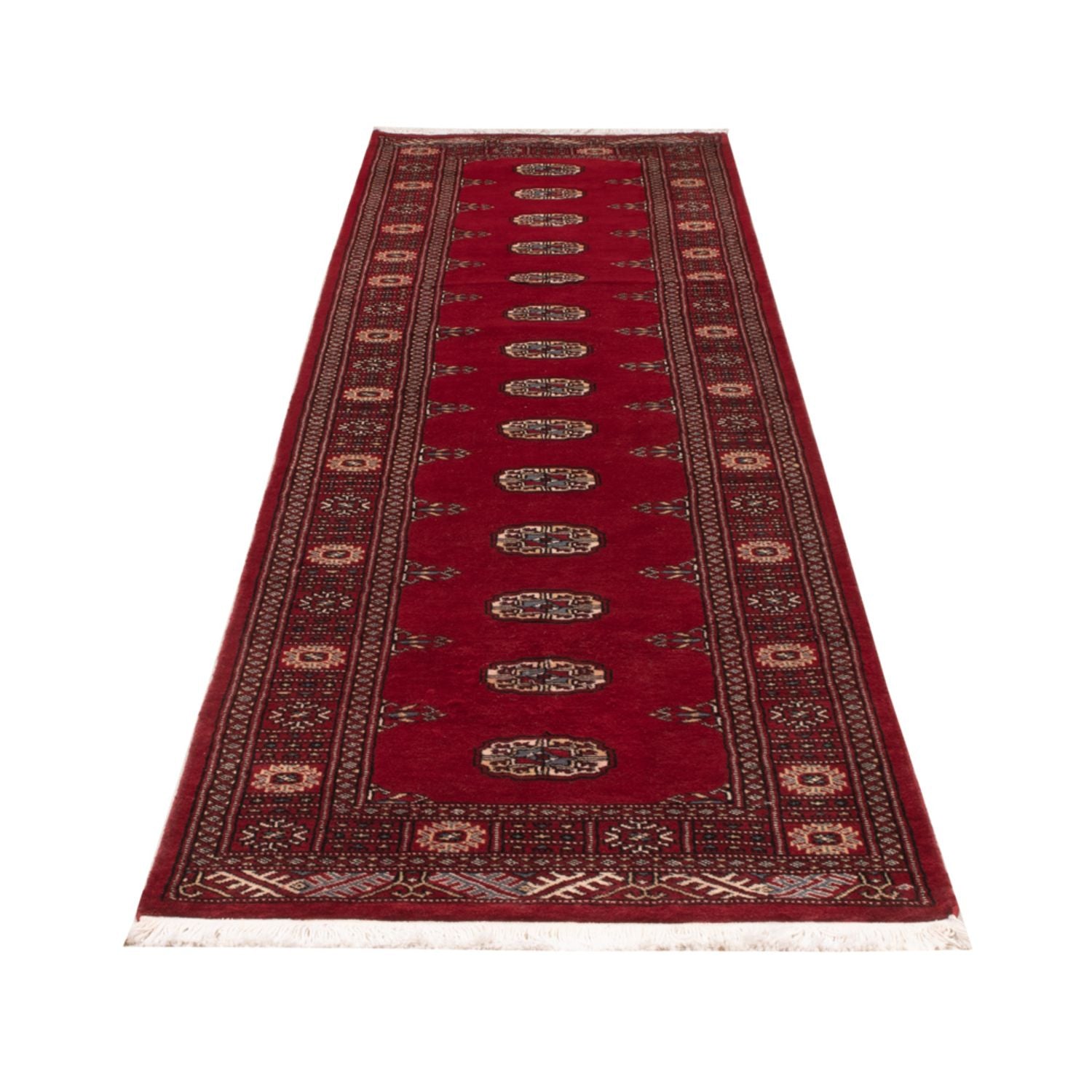 Tapis de couloir Tapis Pakistani - 319 x 79 cm - rouge