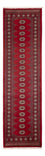 Tapis de couloir Tapis Pakistani - 286 x 79 cm - rouge