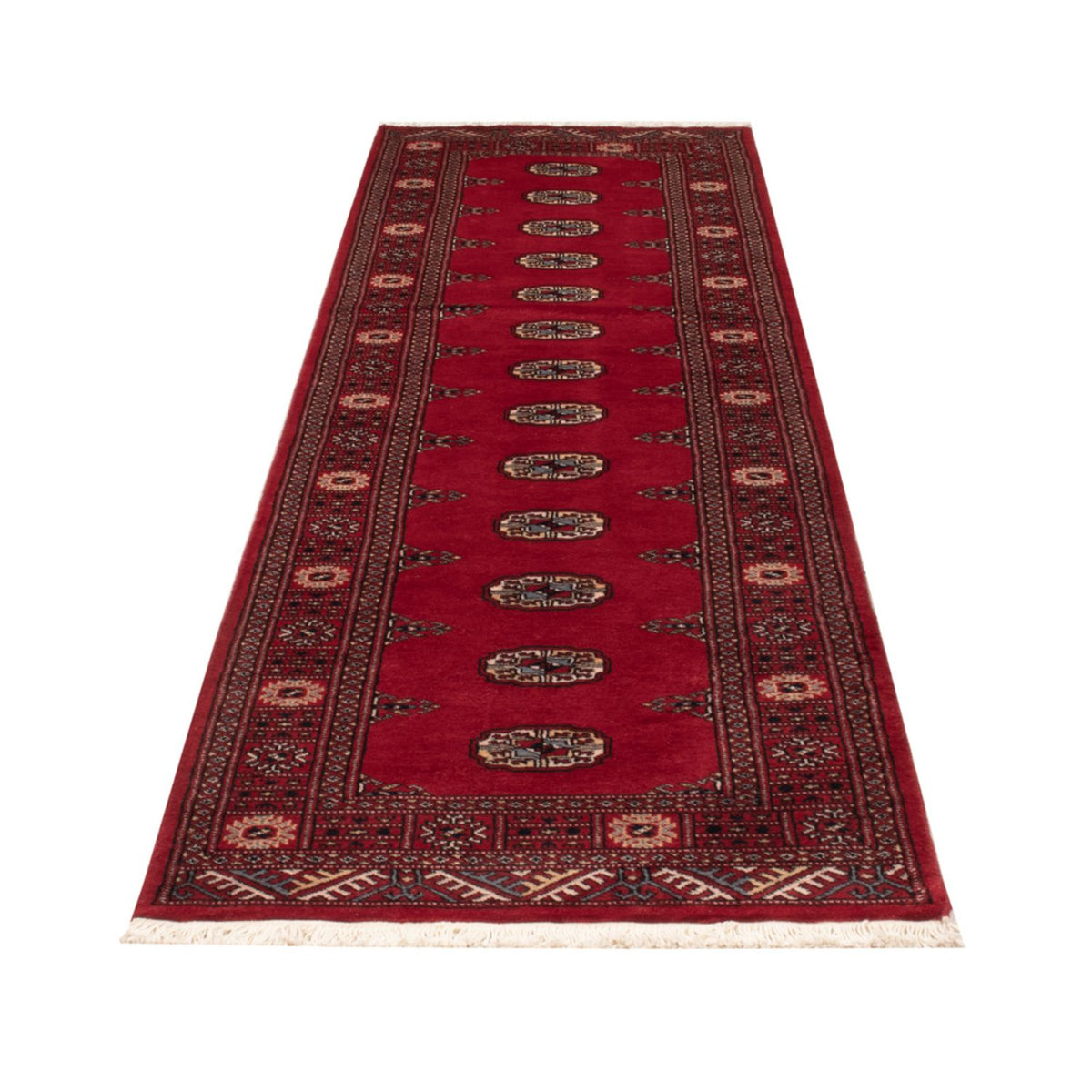 Tapis de couloir Tapis Pakistani - 301 x 79 cm - rouge