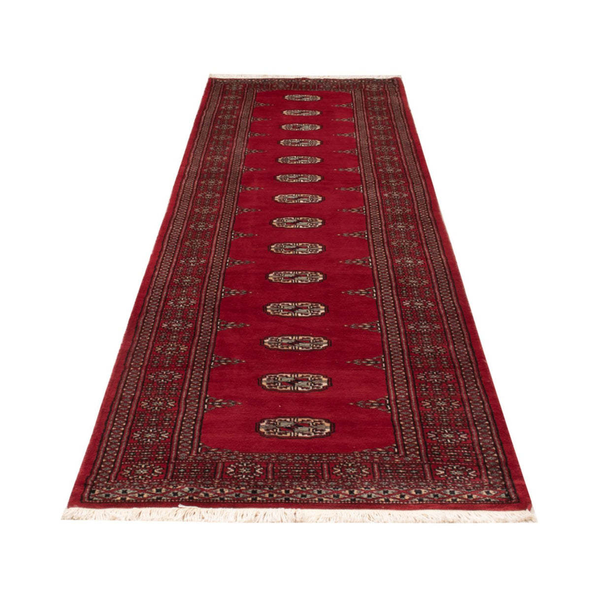 Tapis de couloir Tapis Pakistani - 311 x 78 cm - rouge