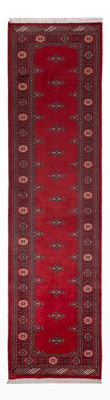 Tapis de couloir Tapis Pakistani - 303 x 79 cm - rouge