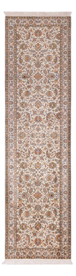 Tapis de couloir Tapis en soie - Soie du Cachemire - 308 x 80 cm - beige