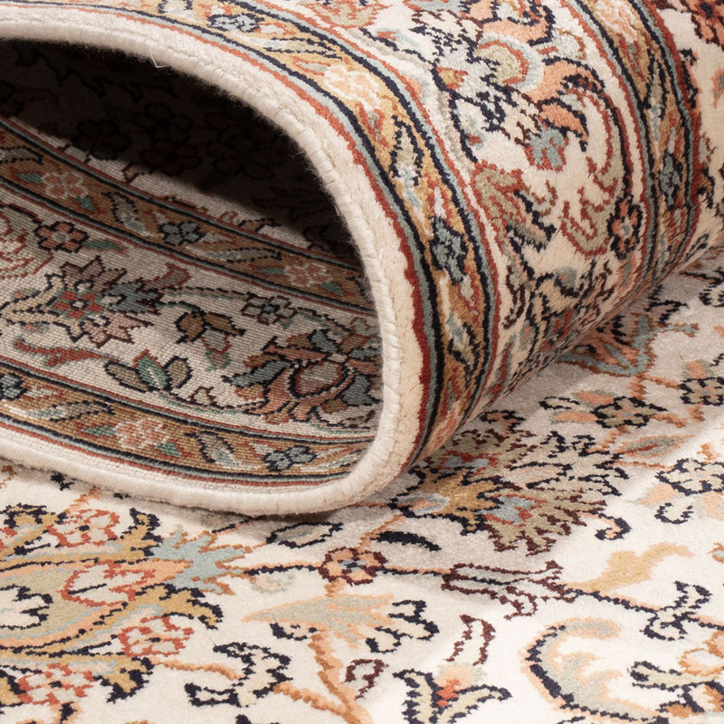 Tapis de couloir Tapis en soie - Soie du Cachemire - 308 x 80 cm - beige