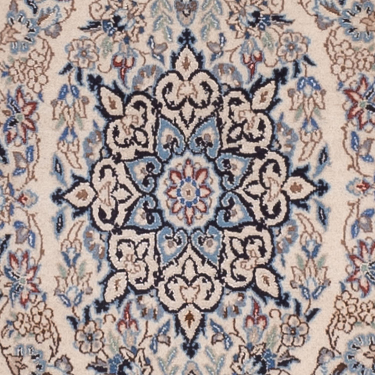 Tapis de couloir Tapis persan - Nain - 293 x 60 cm - beige foncé