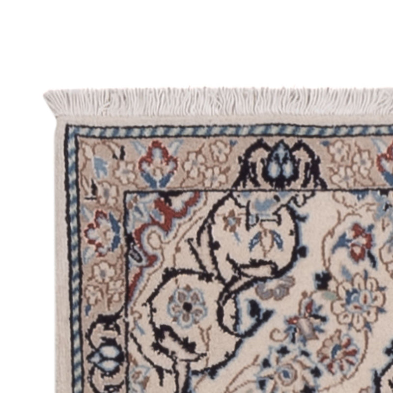 Tapis de couloir Tapis persan - Nain - 293 x 60 cm - beige foncé