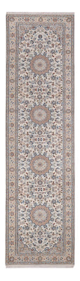 Tapis de couloir Tapis oriental - Nain - Indus - 307 x 80 cm - beige