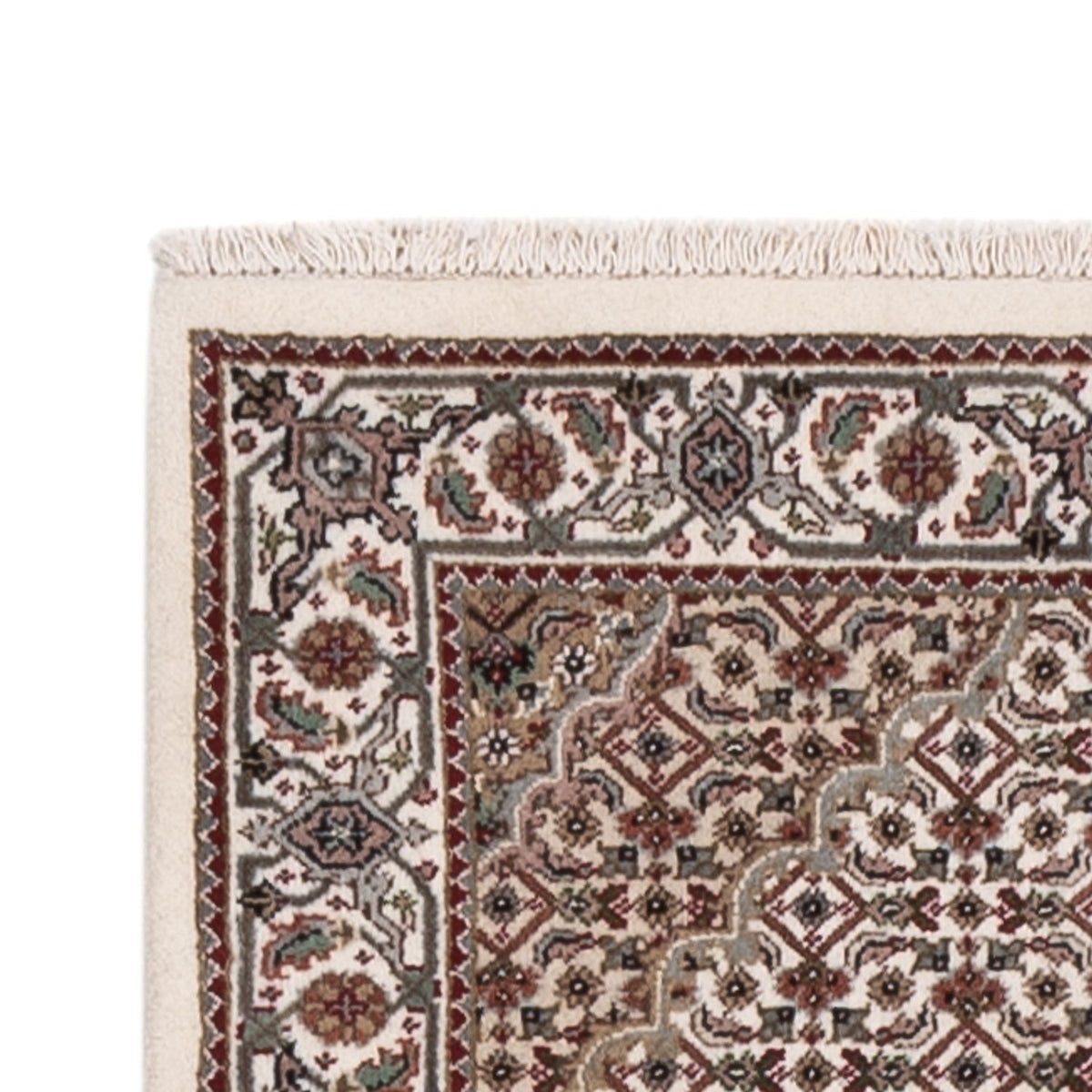Tapis de couloir Tapis oriental - Tabriz - 315 x 84 cm - beige foncé
