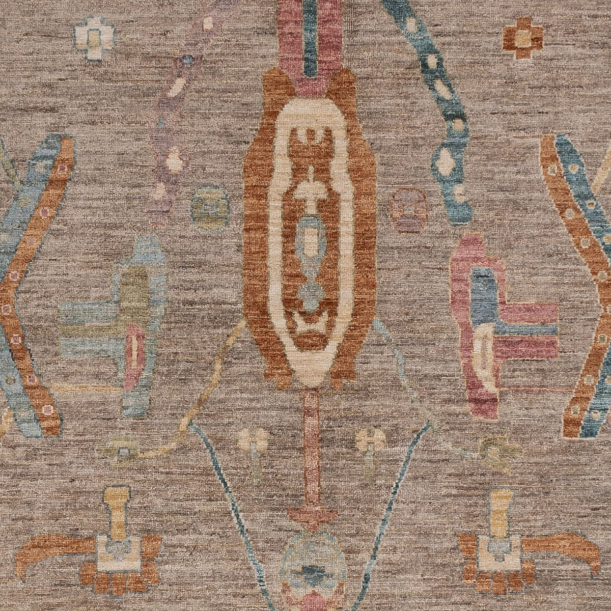 Tapis Ziegler - Usak - 301 x 204 cm - beige foncé