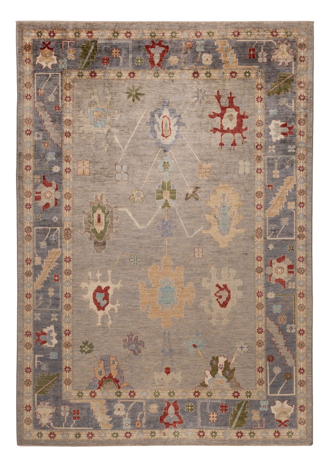 Tapis Ziegler - Usak - 287 x 203 cm - beige clair