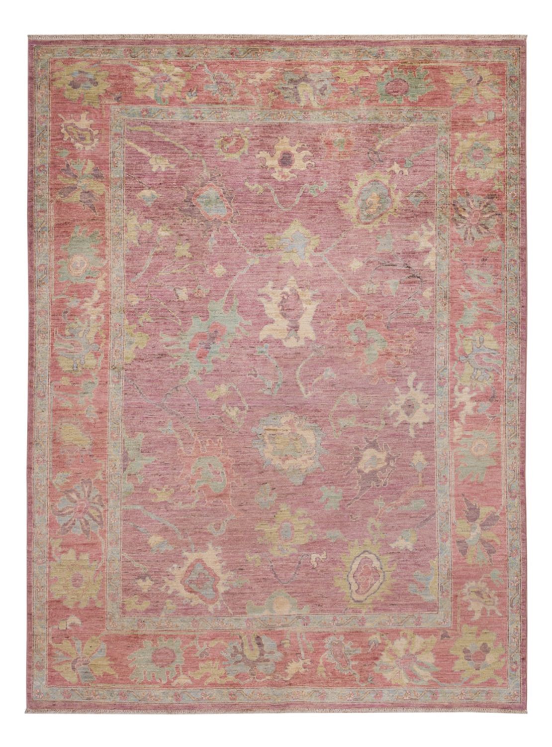 Tapis Ziegler - Usak - 241 x 176 cm - rouge clair