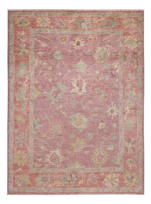 Tapis Ziegler - Usak - 241 x 176 cm - rouge clair