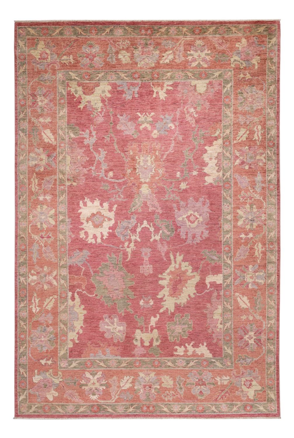 Tapis Ziegler - Usak - 301 x 198 cm - rouge clair
