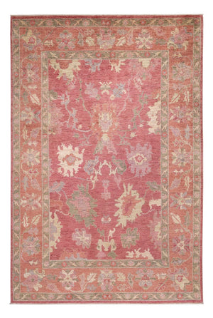 Tapis Ziegler - Usak - 301 x 198 cm - rouge clair