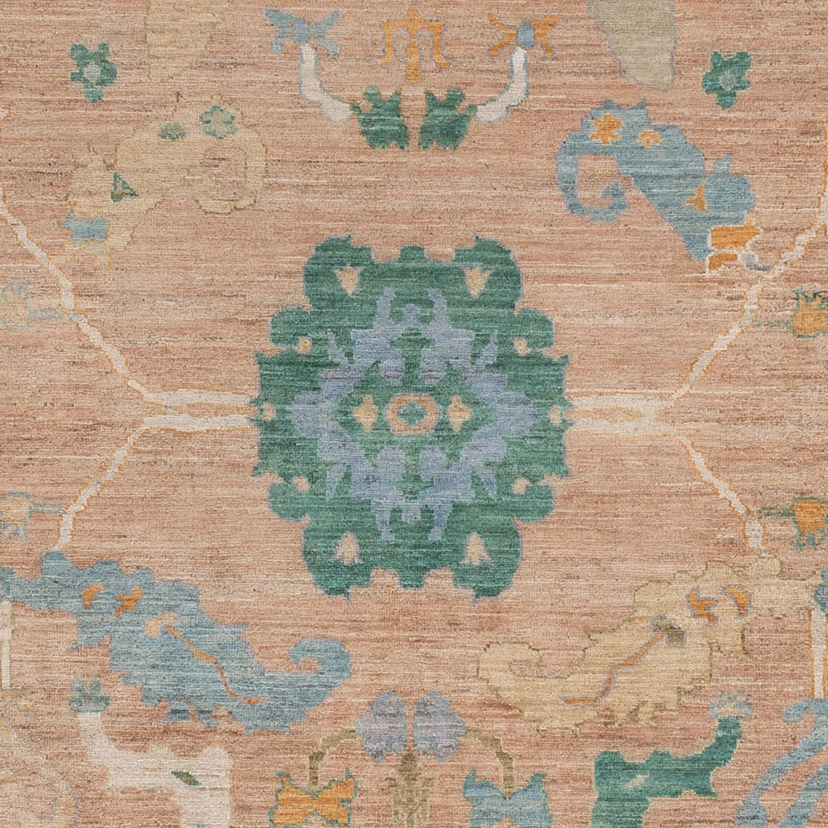 Tapis Ziegler - Usak - 302 x 208 cm - rouge clair