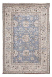 Tapis Ziegler - Usak - 301 x 206 cm - bleu clair