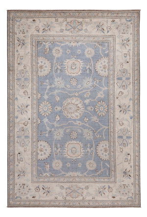 Tapis Ziegler - Usak - 301 x 206 cm - bleu clair