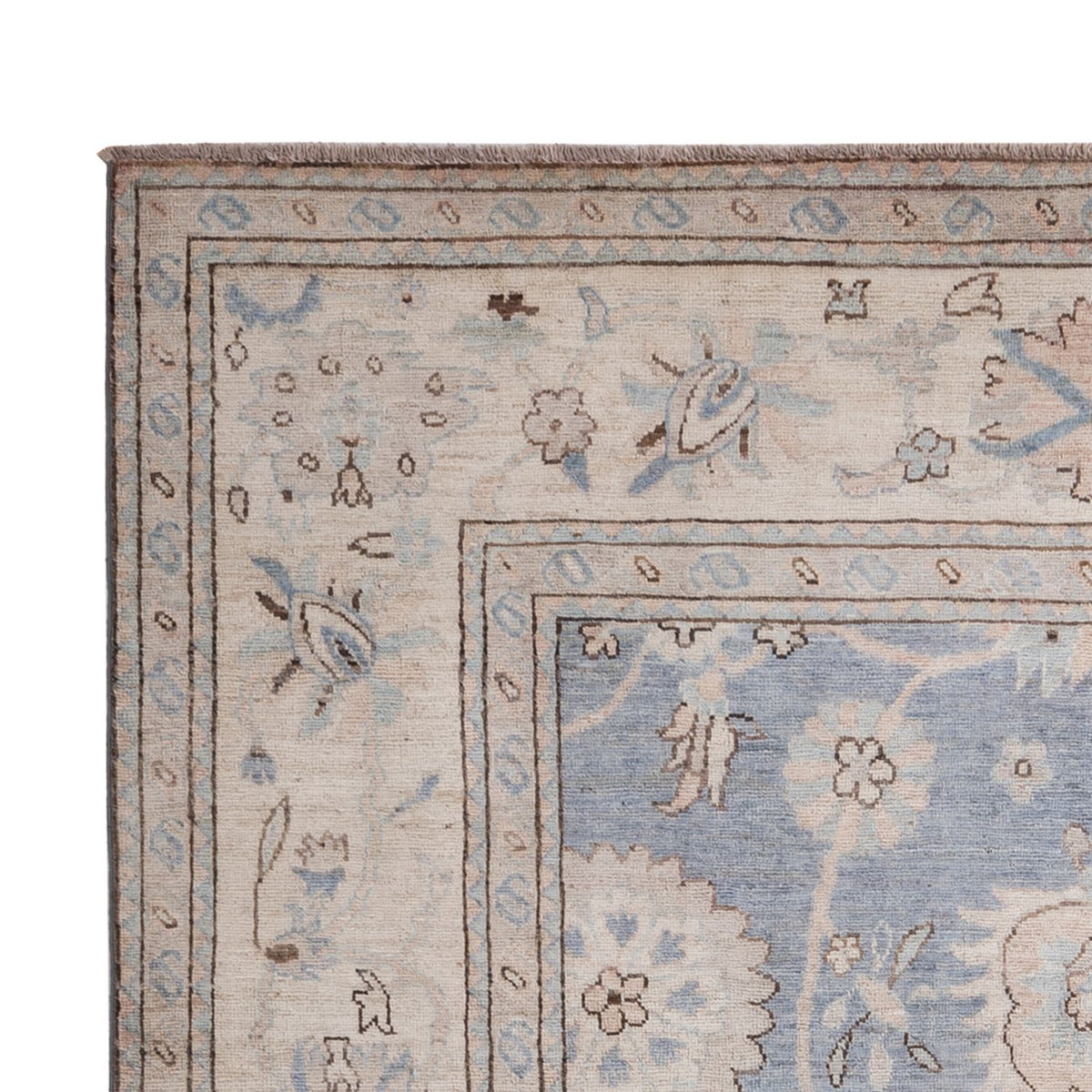 Tapis Ziegler - Usak - 301 x 206 cm - bleu clair