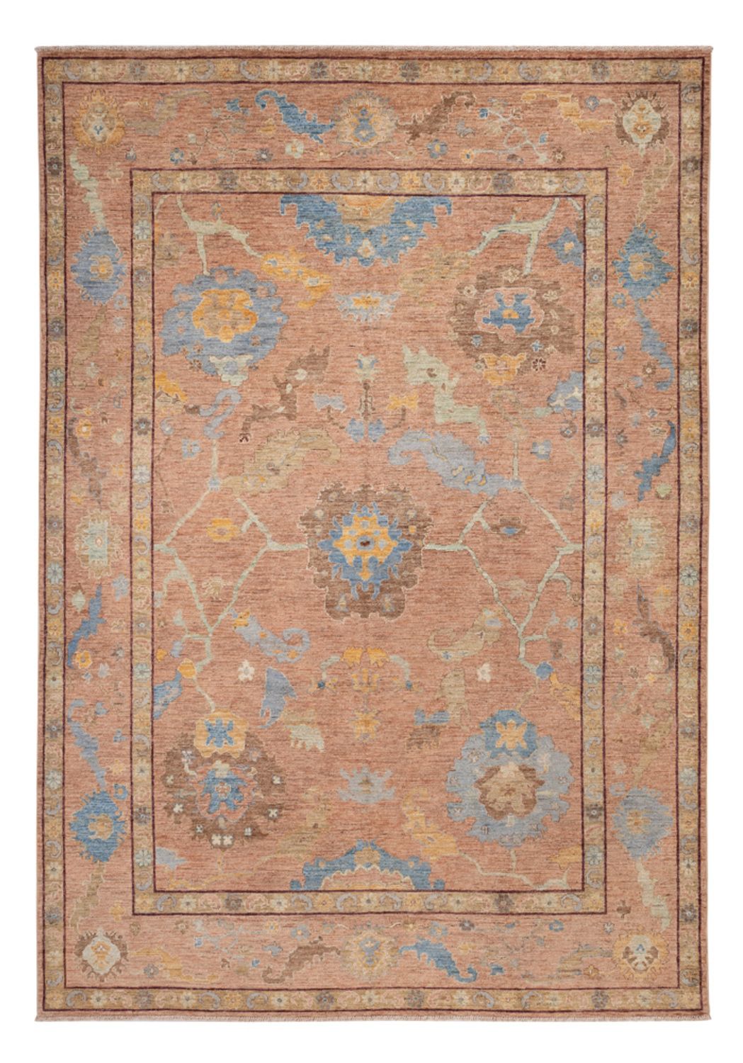 Tapis Ziegler - Usak - 297 x 206 cm - beige foncé