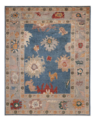 Tapis Ziegler - Usak - 260 x 204 cm - bleu