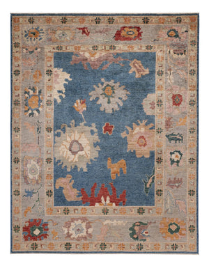 Tapis Ziegler - Usak - 260 x 204 cm - bleu