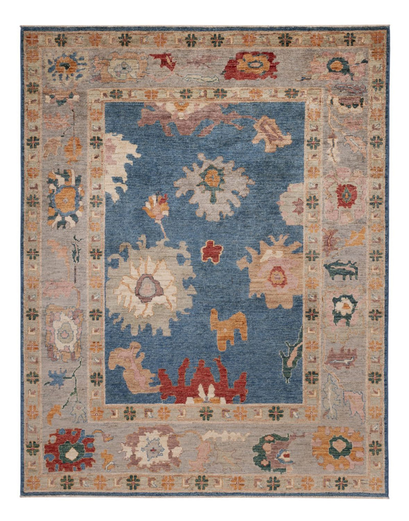 Tapis Ziegler - Usak - 260 x 204 cm - bleu