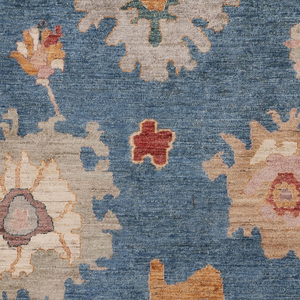 Tapis Ziegler - Usak - 260 x 204 cm - bleu