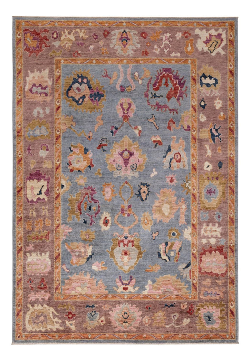 Tapis Ziegler - Usak - 289 x 202 cm - bleu clair