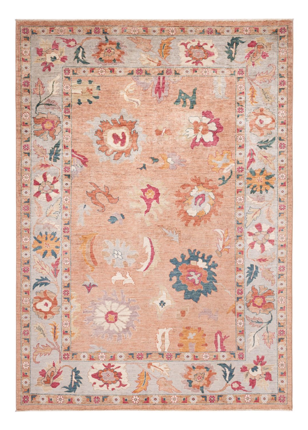 Tapis Ziegler - Usak - 280 x 202 cm - rouge clair