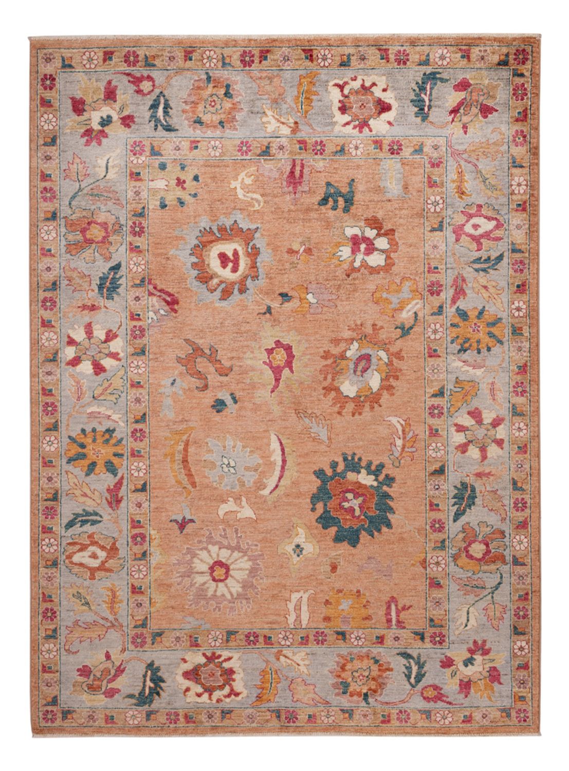 Tapis Ziegler - Usak - 233 x 172 cm - rouge clair
